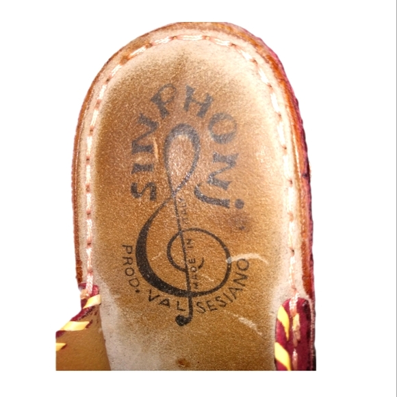 🔴 SALE VTG Red Suede/Leather Italian Clogs - Picture 8 of 10